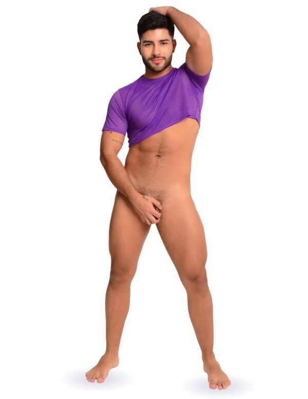 Crop top en malla marca Pali